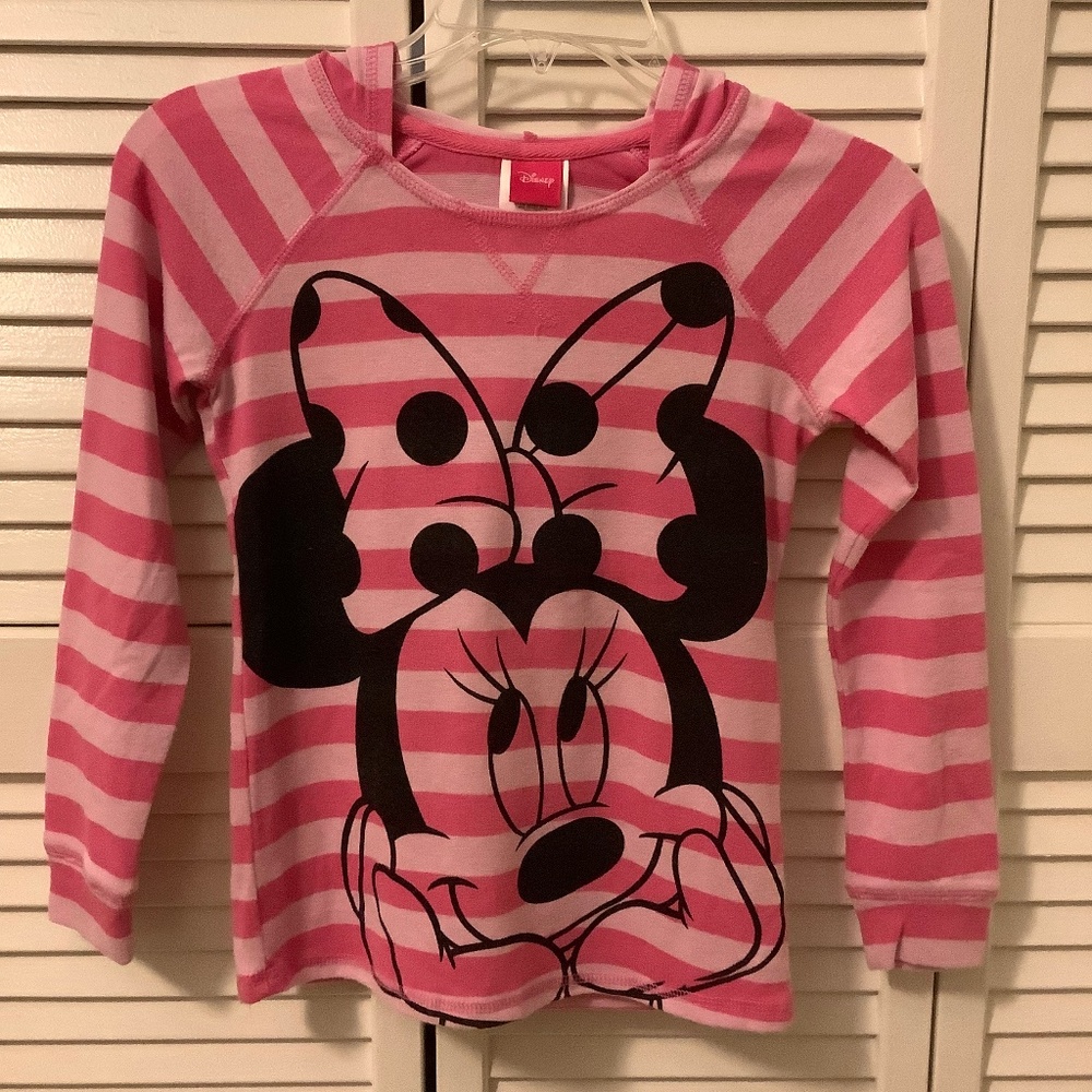 Disney Minnie Mouse lightweight hooded long sleeve top
